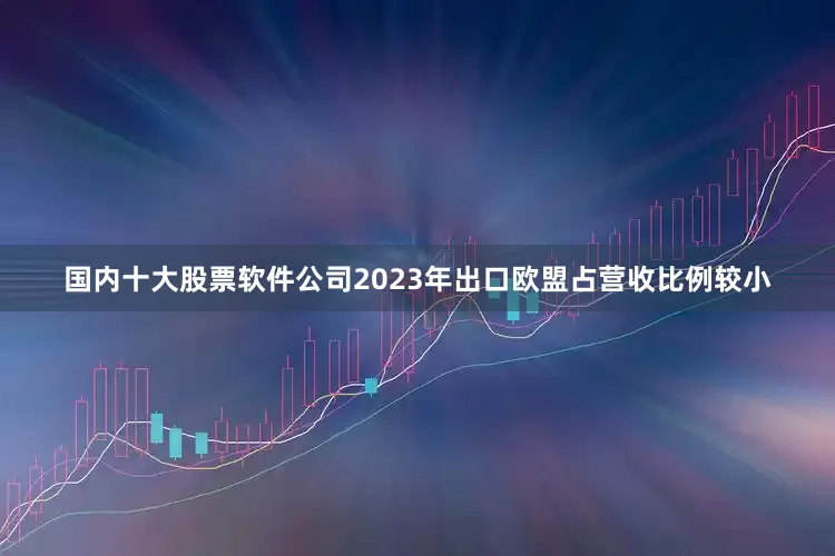 国内十大股票软件公司2023年出口欧盟占营收比例较小